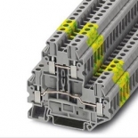 Protective conductor double-level terminal block - UTTB 2,5-PE - 3044665