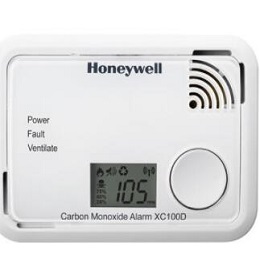 Honeywell XC100D Home Commercial Carbon monoxide Alarm Wall Mount Tester Show Concentration