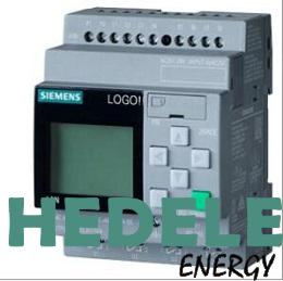 LOGO! 24RCE, logic module,display PS/I/O: 24V AC/DC 24V/relay, 8 DI/4 DQ, memory 400 blocks, modular expandable, Etherne