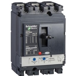 circuit breaker ComPact NSX250H, 70 kA at 415 VAC, TMD trip unit 200 A, 3 poles 3d