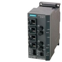 unmanaged IE switch, 4x 10/100 Mbit/s RJ45 ports, 2x 100 Mbit/s multimode BFOC, LED diagnostics,