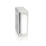 This module has 16 digital inputs. The input voltage range is 18 to 30 volt d.c. and the input current is 6 mA at 24 V.