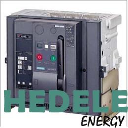 fixed-mounted circuit breaker 3-pole, size II, IEC In=2000A to 690V, AC50/60Hz Icu=66kA at 500V rear connection horizont