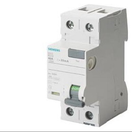 Residual current operated circuit breaker, 2-pole, type A, In: 16 A, 30 mA, Un AC: 230 V