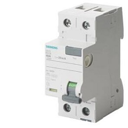 Residual current operated circuit breaker, 2-pole, type A, In: 16 A, 30 mA, Un AC: 230 V